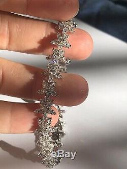 Roberto Coin Star Diamond Line Bracelet 18K WG 7.40 CTW