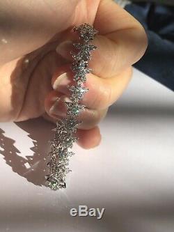 Roberto Coin Star Diamond Line Bracelet 18K WG 7.40 CTW