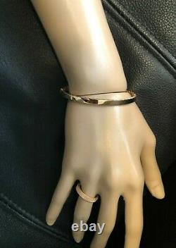 Roberto Coin Symphony Barocco 18k Rose Gold Bangle Bracelet