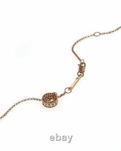 Roberto Coin Symphony Princess 18k Rose Gold Diamond Necklace 7771359AXCHX