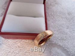Roberto Coin Sz 6.5 18k Rose Gold Elephant Skin Collection Ring ($1,200)
