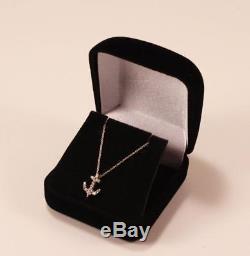 Roberto Coin Tiny Treasure Anchor 18k White Gold Diamond Necklace Pendant