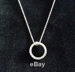 Roberto Coin Tiny Treasures 18k White Gold Diamond Necklace