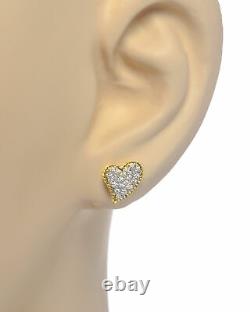 Roberto Coin Tiny Treasures 18k Yellow Gold Diamond Earrings 7771863AJERX