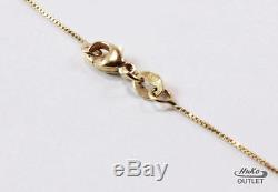 Roberto Coin Tiny Treasures 18k Yellow Gold Slanted Heart Love Necklace Pendant