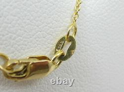Roberto Coin Tiny Treasures Baby Diamond Cross Necklace 18K Yellow 18 LIKE NEW