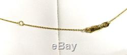Roberto Coin Tiny Treasures Key Pendant 18 Necklace 18K Yellow Gold ITALY