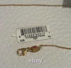 Roberto Coin Venetian Princess 18K Yellow Gold and Diamond pendant Necklace