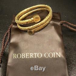 Roberto coin 18k gold bracelet