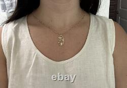 Roberto coin 18k yellow gold with diamonds necklace (wore Once)
