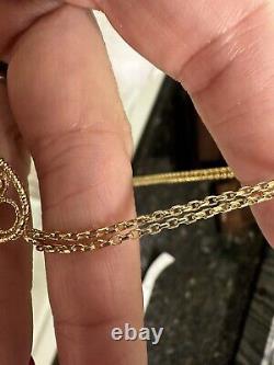 Roberto coin 18k yellow gold with diamonds necklace (wore Once)