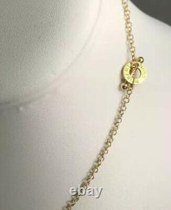 Roberto coin Bollicine 18kt Gold Diamond Fixed Pendant Necklace 16