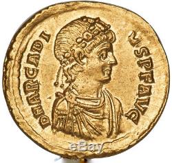 Roman Emperor Arcadius AV Solidus gold coin 383-408 AD Choice AU