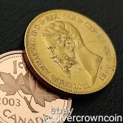 SCC Sardinia Gold 20 Lire 1860 F/P? Genoa. KM#146.2. Vittorio Emanuele ll. Coin