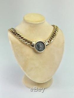 Solid 14k Gold Chain/necklace Authentic Ancient Greek Coin
