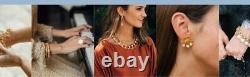 Susan Shaw Necklace Italian Intaglio Coin 24K TPG (S/3531)