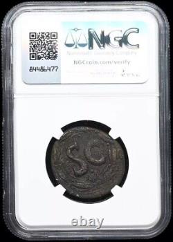 Tiberius AD 14-37, Antioch AE 27 Jesus Bible Coin Roman Empire, NGC Choice Fine