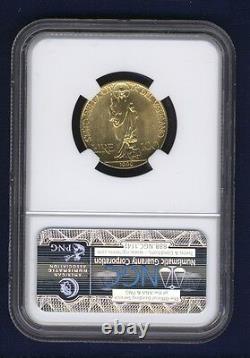 Vatican City 1929 100 Lire Gold Coin, Gem Uncirculated, Ngc Certified Ms-66