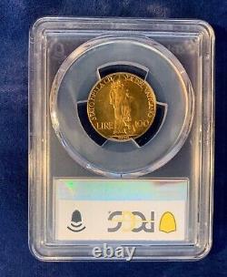 Vatican City 1929 100 Lire Gold Coin, Gem Uncirculated, Pcgs Certified Ms-64