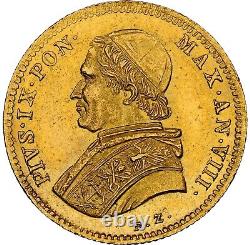 Vatican Papal States 1853 R Pope Pius IX NGC MS64 VERY RARE & CHOICE