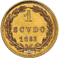 Vatican Papal States 1853 R Pope Pius IX NGC MS64 VERY RARE & CHOICE