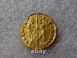 Venice LORENZO PRIULI 1556 1559 Gold Zecchino / Ducat Coin RARE AU