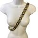 Versace Estro Versa Coin Belt Medusa Head Genuine Leather Gold Tone Italy 32