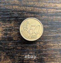 Very Rare Coin 2002 Marcus Aurelius 50 euro cent Italy Great Condition