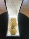 Vicence Italy Womens 14kt Gold Case / 200 Lire Coin Cuff Watch