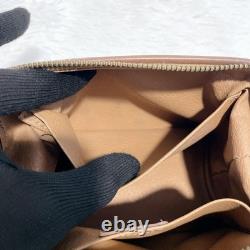 Vintage CELINE Macadam Print Coin Purse Gold Hardware Italy