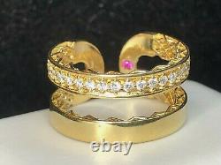 Vintage Estate 18k Gold Diamond Band Ring Designer Signed Roberto Coin Appraisal