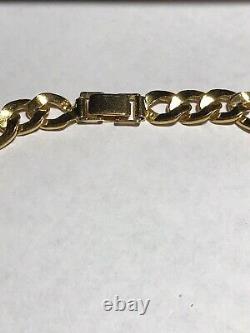 Vintage Gianni Versace Medusa Coin Collar Chain Necklace Gold & Silver 18 1/4