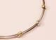 Vintage Roberto Coin 14k Gold & 925 Sterling Silver Knot Collar Station Necklace