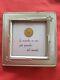 Vintage solid gold COIN 8K miniature framed LIBERTY special edition
