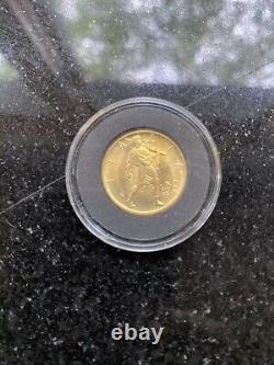 Vittorio Emanuele lll, 50 Lire 1931, Rome, GOLD COIN WithCase Protector ITALY
