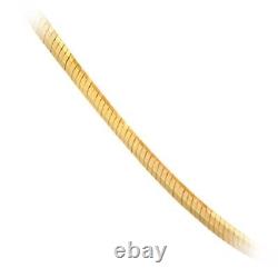 Yellow Gold Italian Snake Chain 14k 17.5 long & 1.38mm wide